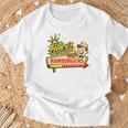 レトロダイナーサインアート ヘンリーのハンバーガー Tシャツ 高齢者への贈り物