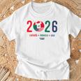 ワールドカップ2026開催国サッカーデザイン Tシャツ 高齢者への贈り物