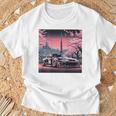 ヴィンテージ Jdm 日本伝説 ドリフト レースカー 東京 背面 Tシャツ 高齢者への贈り物