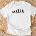 人類進化野球 Tシャツ 高齢者への贈り物