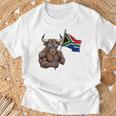 南アフリカ 国旗 南アフリカのルーツ Tシャツ 高齢者への贈り物
