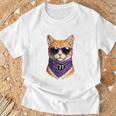 喜寿 77歳 Kiju 猫好き 誕生日 可愛い 男性 女性 Tシャツ 高齢者への贈り物