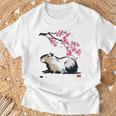日本のカピバラ・桜美的カピバラ Tシャツ 高齢者への贈り物