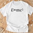 物理相対性理論e Mc2方程式の式 EMc2 Tシャツ 高齢者への贈り物