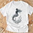 神秘的な人魚 Tシャツ 高齢者への贈り物