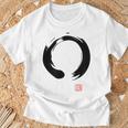 禅 書道 仏前 円 Tシャツ 高齢者への贈り物