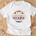 裏面 ヴィンテージ 53 誕生日 デコレーション メンズ 53歳 1973 53歳 Tシャツ 高齢者への贈り物