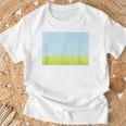 詩とメルヘン 葉祥明 タンポポ畑 Tシャツ 高齢者への贈り物