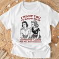 誰かが私ではなく誰かを気にかけていることを知ってほしい Tシャツ 高齢者への贈り物