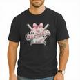 Baseball Dad With Coquette Cute Bow Sport Season Men T-Shirt Baseball Dad With Coquette Cute Bow Sport Season Men T-Shirt