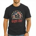 Baseball Dad Game Day USA Flag Men T-Shirt Baseball Dad Game Day USA Flag Men T-Shirt