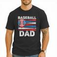Baseball Dad For Men American Flag 4th Of July Fathers Day Men T-Shirt Baseball Dad For Men American Flag 4th Of July Fathers Day Men T-Shirt