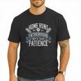 Baseball Dad Men Home Runs & Fatherhood Both Take Patience Men T-Shirt Baseball Dad Men Home Runs & Fatherhood Both Take Patience Men T-Shirt