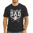 Fathers Cute Vintage Baseball Dad Sport Lovers Batter Player Men T-Shirt