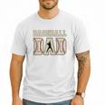Baseball Dad Distressed Bold Stitch Graphic Sports Father Premium Men T-Shirt