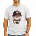Baseball Dad Gnome For Baseball Lover With Winner Trophy Premium Tri-Blend Men T-Shirt