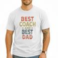Baseball Dad For Men Vintage Best Coach And Best Dad Men T-Shirt