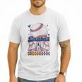 Groovy Baseball Dad Daddy Father Happy Fathers Day Men Guys Men T-Shirt
