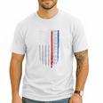 Vintage Baseball US Flag Tee Baseball Dad Player Coach Premium Tri-Blend Men T-Shirt