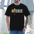 1 Dad Baseball Ice Cream Drip Fathers Day Baseball Daddy Men T-Shirt 1 Dad Baseball Ice Cream Drip Fathers Day Baseball Daddy Men T-Shirt