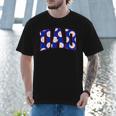 Baseball Dad Bold Varsity Style Letters Sport Themed Men T-Shirt Baseball Dad Bold Varsity Style Letters Sport Themed Men T-Shirt