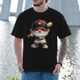 Baseball Dad Gnome With Baseball Bat For Grandpa Life Men T-Shirt