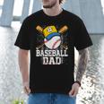 Baseball Dad Happy Fathers Day For Men Boys Kids Men T-Shirt Baseball Dad Happy Fathers Day For Men Boys Kids Men T-Shirt