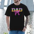 Baseball Dad Ice Cream Drip Game Day Family Matching Men T-Shirt