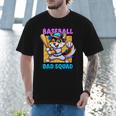 Baseball Dad Squad Fox On The Bat Men T-Shirt Baseball Dad Squad Fox On The Bat Men T-Shirt