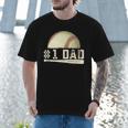 Number One Baseball Dad Fathers Day Baseball Player Dad Papa Men T-Shirt Number One Baseball Dad Fathers Day Baseball Player Dad Papa Men T-Shirt