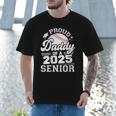 Proud Daddy Of A 2025 Senior Baseball Dad Papa Grad 2025 Men T-Shirt Proud Daddy Of A 2025 Senior Baseball Dad Papa Grad 2025 Men T-Shirt