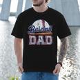 Retro Baseball Dad Happy Fathers Day For Men Sports Lovers Men T-Shirt Retro Baseball Dad Happy Fathers Day For Men Sports Lovers Men T-Shirt