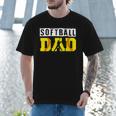Softball Dad Like A Baseball Dad Definition Men T-Shirt
