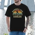 Vintage Baseball Dad Just Like A Normal Dad Only Cooler Men T-Shirt