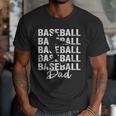 Baseball Dad Baseball Bat Sports Father's Day Men Men T-Shirt Baseball Dad Baseball Bat Sports Father's Day Men Men T-Shirt