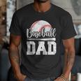 Baseball Dad Baseball Player Game Day Father's Day Men T-Shirt