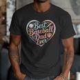 Best Baseball Dad Ever Heart Men T-Shirt