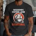 Fathers Day Baseball Dad Parent Men T-Shirt