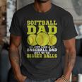 Softball Dad Just Like A Baseball Dad Team Men T-Shirt Softball Dad Just Like A Baseball Dad Team Men T-Shirt