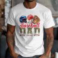 Baseball Dad Camo Father's Day Baseball Stuff Men Premium Men T-Shirt