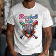 Baseball Dad Game Day Vibes Ice Cream Drip Baseball Daddy Men T-Shirt Baseball Dad Game Day Vibes Ice Cream Drip Baseball Daddy Men T-Shirt