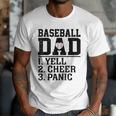 Baseball Dad Parent Of Player Family Sports Fan Lover Men T-Shirt