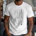 Baseball Dad Silhouette Bat Flag Stars Premium Men T-Shirt Baseball Dad Silhouette Bat Flag Stars Premium Men T-Shirt