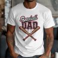 Baseball Dad Vintage Father's Day Family Humor Sport Lovers Men T-Shirt