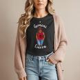 African American Baseball Mom Gemini Queen Zodiac Sign Women T-Shirt