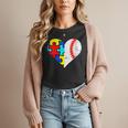 Autism Baseball Heart Autism Puzzle Baseball Mom Women T-Shirt Autism Baseball Heart Autism Puzzle Baseball Mom Women T-Shirt
