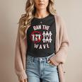 Baseball Ban The Wave Baseball Mom Player Coach Fan Women T-Shirt
