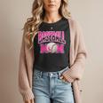 BASEBALL MOM BREAST CANCER RIBBON PINK SPORTS MOM Women T-Shirt