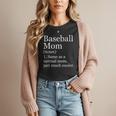 Baseball Mom Definition Sarcastic Sports Women T-Shirt