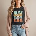 In My Baseball Mom Era Retro Groovy Style Sports Mama Women T-Shirt In My Baseball Mom Era Retro Groovy Style Sports Mama Women T-Shirt